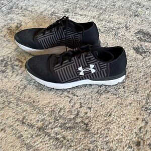Under Armour Black and Gray Athletic Shoes